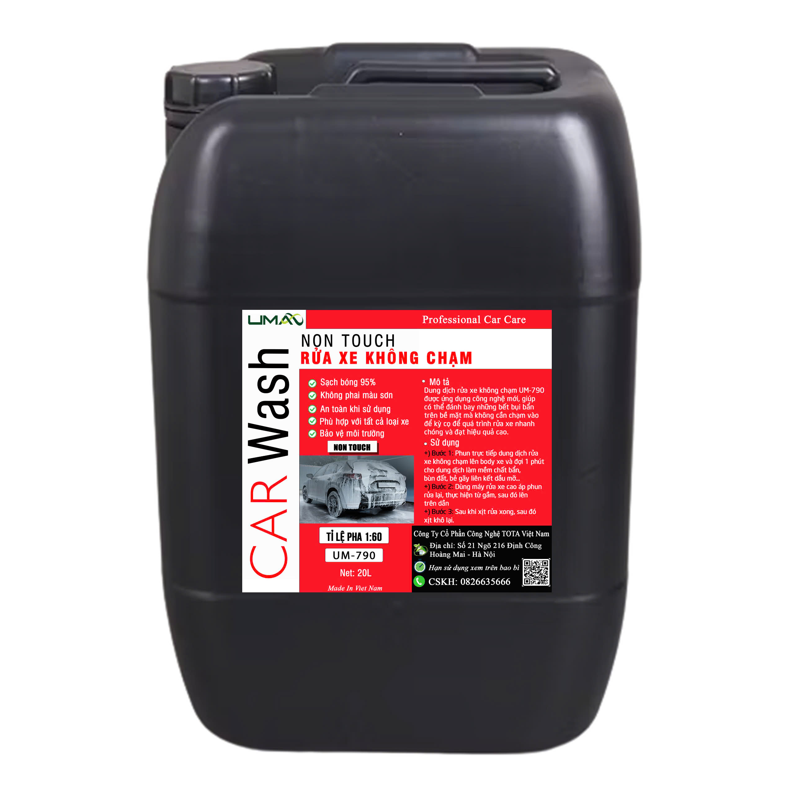 Dung Dịch Rửa Xe Không Chạm UM-790 - Ảnh 2
